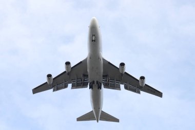 ISTANBUL, TURKEY - 31 Ocak 2021: ACT Airlines Boeing 747-428FER (CN 32867) İstanbul Atatürk Havalimanı 'na iniyor.