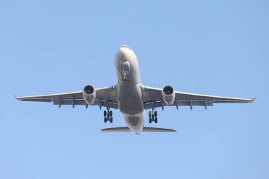 ISTANBUL, TURKEY - Şubat 06, 2021: Türk Havayolları Kargo Airbus A330-243F (CN 1442) İstanbul Atatürk Havalimanı 'na indi.