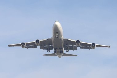 ISTANBUL, TURKEY - HAZİRAN 07, 2021: ACT Havayolları Boeing 747-481BDSF (CN 25641) İstanbul Atatürk Havalimanı 'na indi.