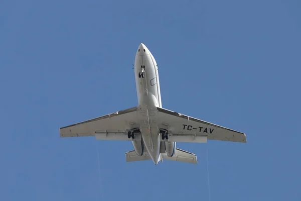 Istanbul Turkey Luty 2021 Port Lotniczy Tav Raytheon Hawker 800Xp — Zdjęcie stockowe