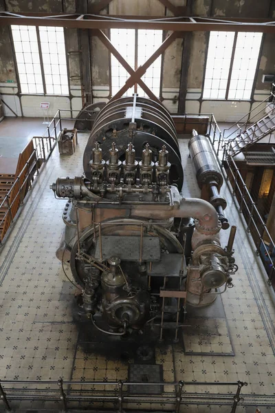 Old Engine Old Power Plant — Stock Photo, Image