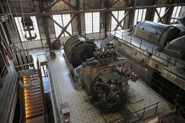 Old Engine Old Power Plant — Stock Photo, Image
