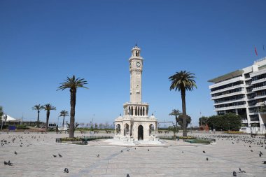 İzmir Saat Kulesi Konak Meydanı, İzmir Kenti, Türkiye