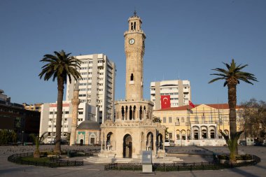 İzmir Saat Kulesi Konak Meydanı, İzmir Kenti, Türkiye