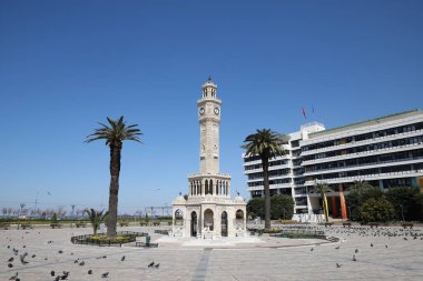 İzmir Saat Kulesi Konak Meydanı, İzmir Kenti, Türkiye