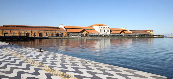 Edifici Smirne Pier Nella Città Smirne Turchia — Foto Stock