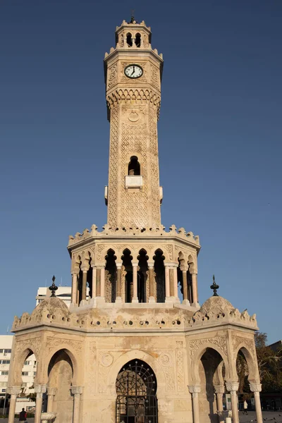 Torre Relógio Izmir Praça Konak Cidade Izmir Turquia — Fotografia de Stock