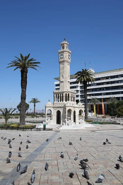 Tour Horloge Izmir Place Konak Izmir Turquie — Photo