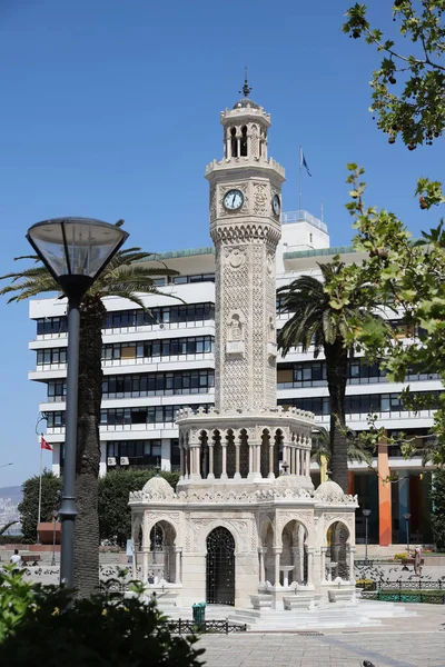 Tour Horloge Izmir Place Konak Izmir Turquie — Photo