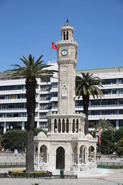 Tour Horloge Izmir Place Konak Izmir Turquie — Photo