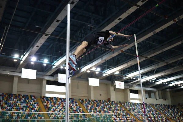 Istanbul Turquia Março 2021 Pólo Atleta Indefinido Abaulando Durante Campeonato — Fotografia de Stock