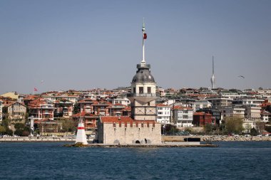 İstanbul Boğazı 'ndaki Bakireler Kulesi, İstanbul Kenti, Türkiye
