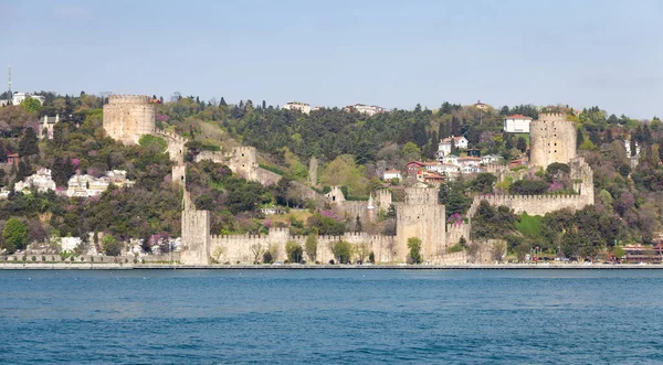 Château Roumain Dans Détroit Bosphore Côte Istanbul Turquie — Photo