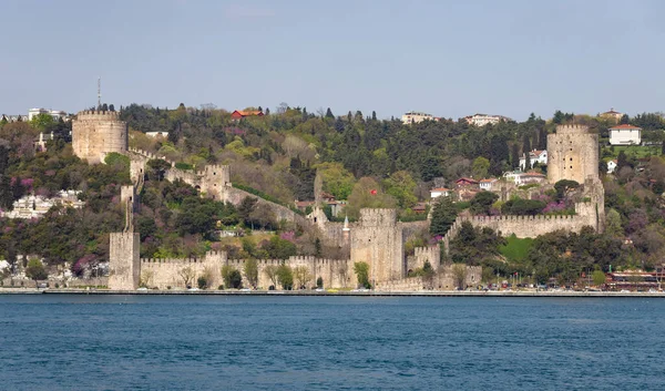 Castello Rumeno Nella Costa Del Bosforo Stretto Istanbul Turchia — Foto Stock