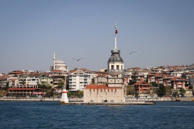 İstanbul Boğazı 'ndaki Bakireler Kulesi, İstanbul Kenti, Türkiye