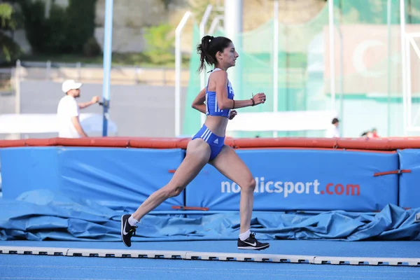 Istanbul Turquía Junio 2021 Atleta Indefinido Corriendo Durante Campeonato Balcánico —  Fotos de Stock