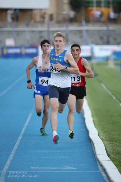 Istanbul Turquia Junho 2021 Atletas Que Correm Durante Campeonatos Atletismo — Fotografia de Stock