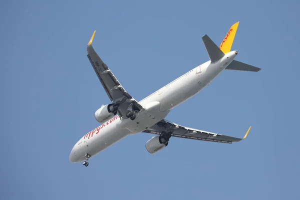 Istanbul Turkey Mayıs 2021 Pegasus Airlines Airbus A321 251Nx 9281 — Stok fotoğraf