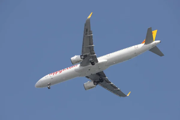 Istanbul Turkey May 2021 Pegasus Airlines Airbus A321 251Nx 9281 — Stock Photo, Image