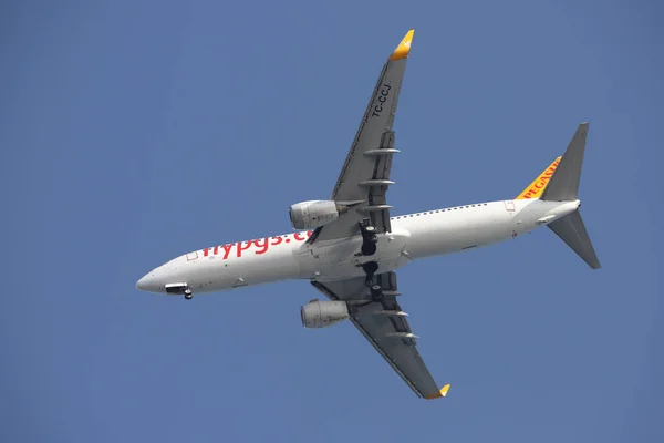 Istanbul Turkey May 2021 Pegasus Airlines Boeing 737 82R 35701 — Stock Photo, Image