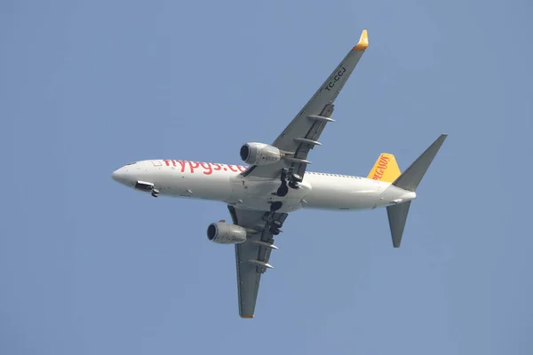 Istanbul Turkey May 2021 Pegasus Airlines Boeing 737 82R 35701 — Stock Photo, Image