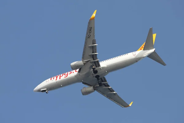 Istanbul Turkey May 2021 Pegasus Airlines Boeing 737 82R 63705 — Stock Photo, Image
