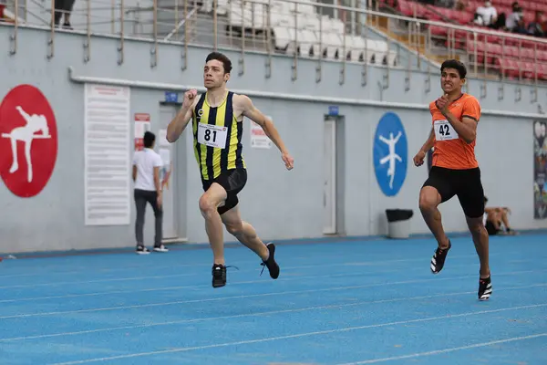 Ιστανβουλ Τουρκια Ιουνιου 2021 Αθλητές Που Τρέχουν Κατά Διάρκεια Της — Φωτογραφία Αρχείου