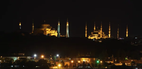 Hagia sophia a sultanahmet mešita — Stock fotografie