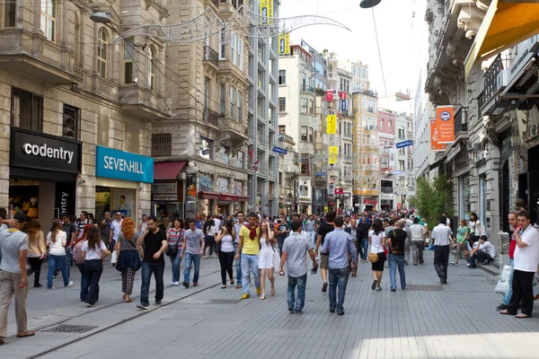 Ταξίμ istiklal δρόμου — Φωτογραφία Αρχείου