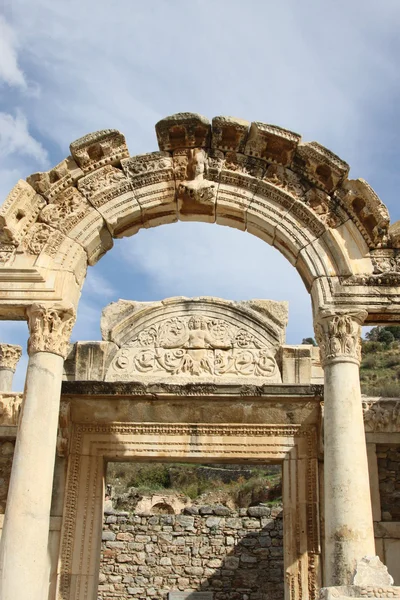 Tempio di Adriano Efeso, Smirne, Turchia — Foto Stock