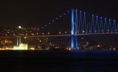 Ortakoy Camii ve Boğaz Köprüsü