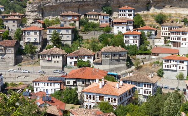 Traditionelle osmanische Häuser aus Safranbolu, Truthahn — Stockfoto