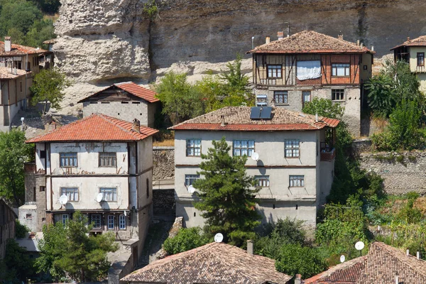 Traditionelle osmanische Häuser aus Safranbolu, Truthahn — Stockfoto