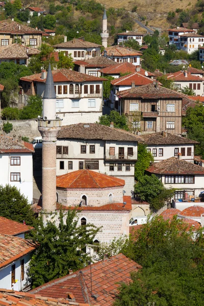 Traditionele Ottomaanse huizen uit safranbolu, Turkije — Stockfoto