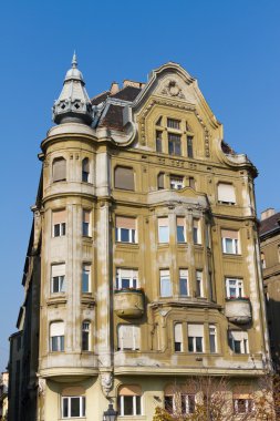 eski bir bina Budapeşte, Macaristan