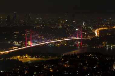 Çamlıca Tepesi'nden İstanbul Boğaziçi Köprüsü