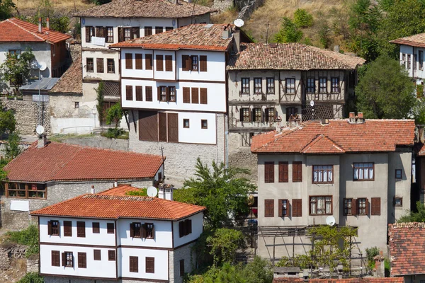 Tradiční osmanské domy, safranbolu, Turecko — Stock fotografie