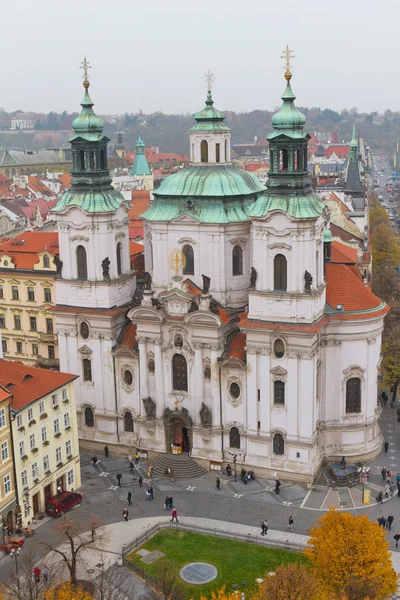 Kościół św Mikołaja z starego miasta plac, Praga, Republika Czeska — Zdjęcie stockowe