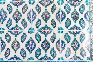 el yapımı mavi çinileri Topkapı Palace