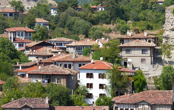 Tradiční osmanské domy, safranbolu, Turecko — Stock fotografie