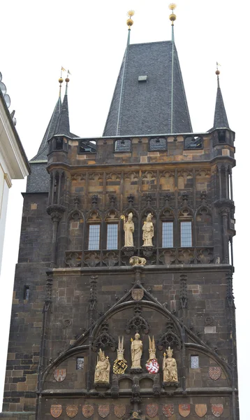 Charles most tower, Praga, Republika Czeska — Zdjęcie stockowe