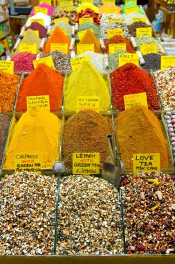 baharat ve baharat bazzar, istanbul çaylar