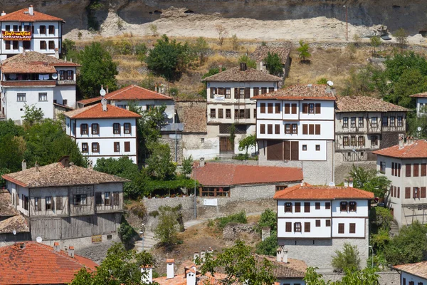 Tradiční osmanské domy, safranbolu, Turecko — Stock fotografie