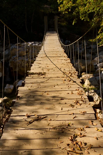 Jembatan kayu — Stok Foto