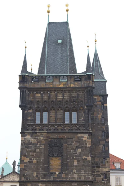 Charles most tower, Praga, Republika Czeska — Zdjęcie stockowe