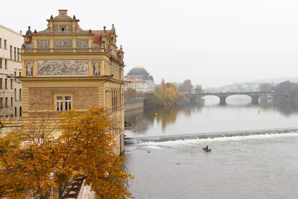 Río Moldava, Praga, República Checa —  Fotos de Stock