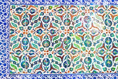 el yapımı mavi çinileri Topkapı Palace
