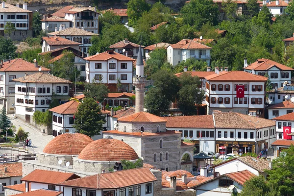 Domów tradycyjnych Imperium Osmańskiego od safranbolu, Turcja — Zdjęcie stockowe