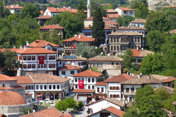 Traditionella osmanska hus från safranbolu, Turkiet — Stockfoto