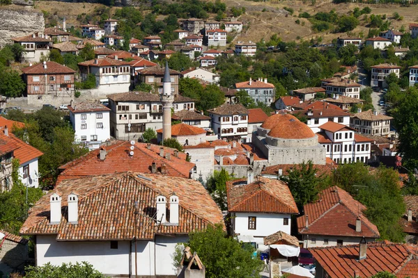 Traditionele Ottomaanse huizen uit safranbolu, Turkije — Stockfoto